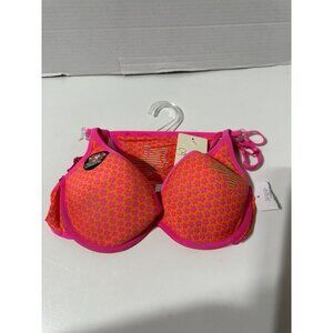 RENÉ Rofe Lingerie Floral Padded Bra & G-String thong  Set 34B/M NWT